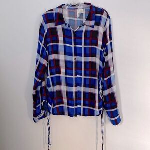Ms.Bella D plaid shirt size XL.